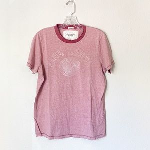 Abercrombie and Fitch Red Muscle Tee
